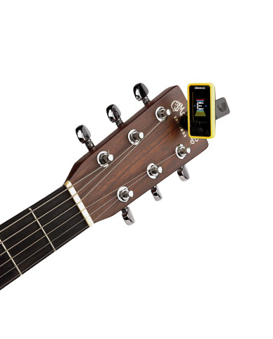 Accordeur à pince Eclipse, jaune, par D'Addario