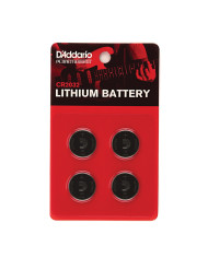 D'Addario PW-CR2032-04 Lot de 4 piles Lithium CR2032