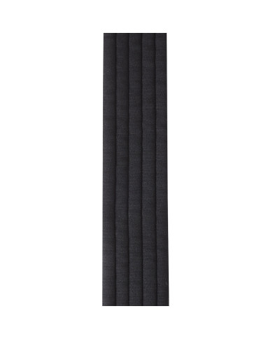 Sangle D'Addario Auto Lock pour guitare, motif Black Padded Stripes