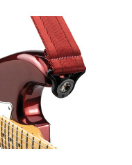 Sangle Auto Lock pour guitare D'Addario - Blood Red
