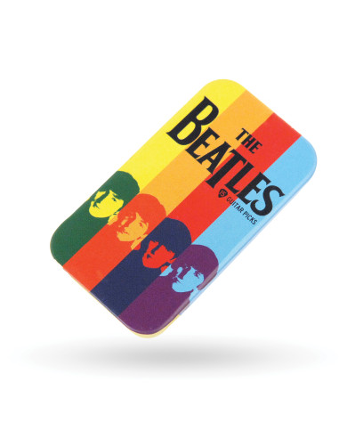 D'Addario Boîte de médiators signature Beatles par D'Addario, rayures