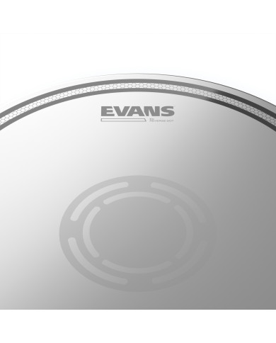 EVANS Peau de caisse claire EVANS EC avec point inversé, 14 pouces