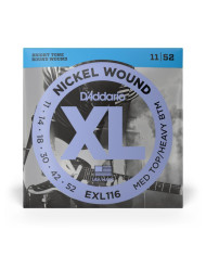 D'ADDARIO EXL116 - MED TOP/ HEAVY BTM 11-52