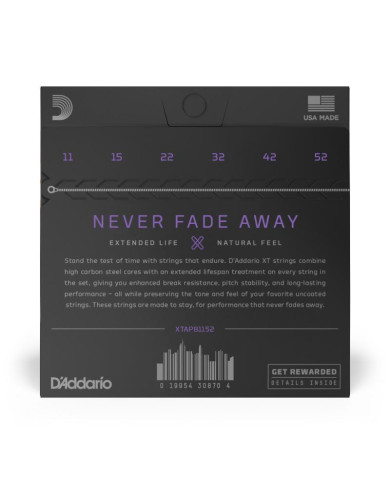 D'ADDARIO XTAPB1152 - CUSTOM LIGHT