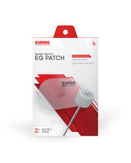 EVANS Patch double-pédale EVANS EQ, plastique translucide