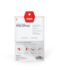 EVANS - Sourdines pour toms et caisse claire EVANS MINEMAD