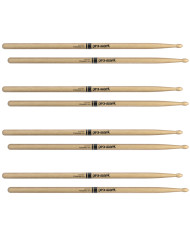 ProMark - Baguettes Classic Forward 5A Hickory, Olive Ovale, lot de 4 paires