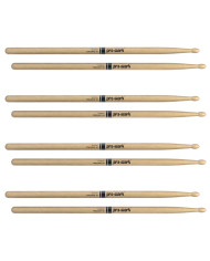 ProMark - Baguettes Classic Forward 5B Hickory, Olive Ovale, lot de 4 paires