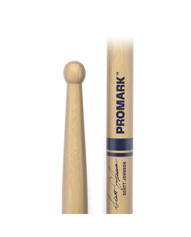 ProMark - Baguettes Scott Johnson par ProMark en Hickory DC17, olive en bois