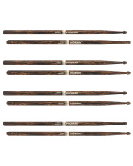 ProMark - Baguettes Rebound 5A FireGrain Hickory, Olive Acorn, lot de 4 paires