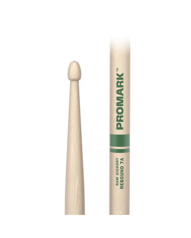 ProMark - Baguettes en hickory avec olive gland ProMark Rebound 7A Raw