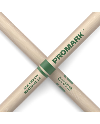 ProMark - Baguettes en hickory avec olive gland ProMark Rebound 7A Raw