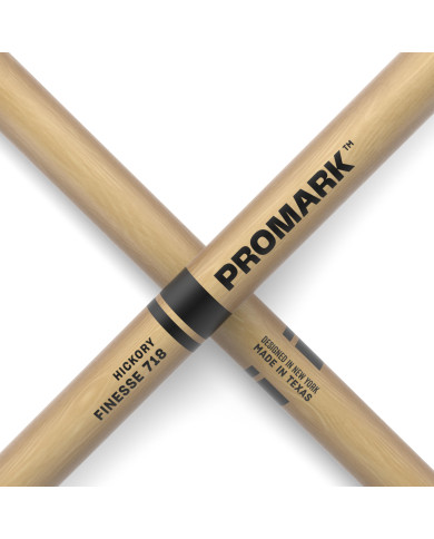 ProMark - Baguettes « Acid Jazz » par ProMark en Hickory 718, olive en bois