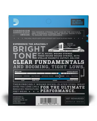 D'ADDARIO EXL190