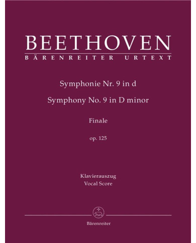 Schlußchor (Finale) ‘An Die Freude’ Aus Symphonie Nr. 9 BEETHOVEN LUDWIG VAN