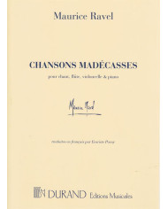 Chansons Madécasses RAVEL MAURICE