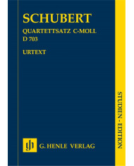 Quartet movement in c minor D 703 SCHUBERT FRANZ