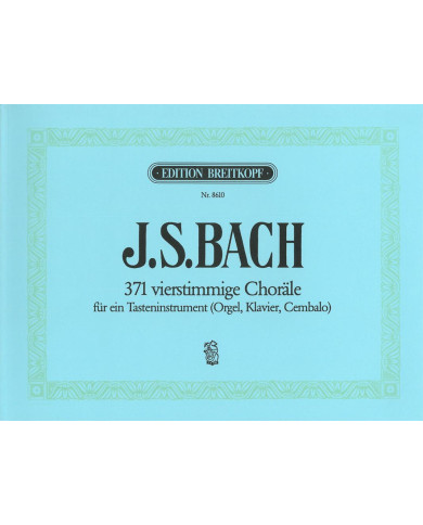 371 4St.Choräle Bwv 253-438 BACH JOHANN SEBASTIAN
