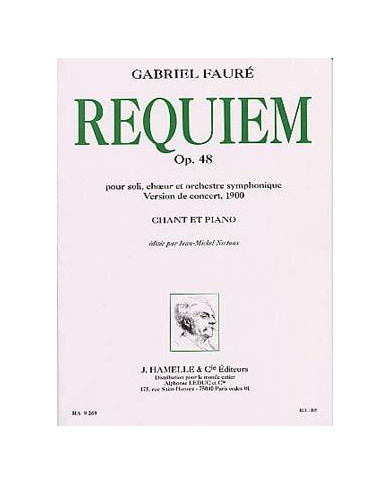 Requiem Op. 48 Version 1900 FAURE GABRIEL
