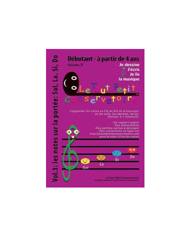 Méthode De Musique Avec Autocollants Vol.3