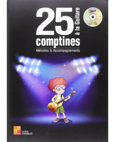 25 Comptines A La Guitare STREMLER LORENE