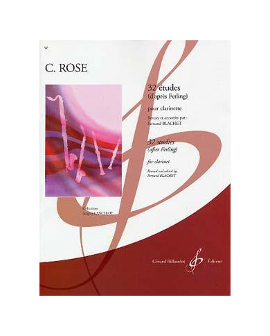 32 Etudes D’Apres Ferling ROSE CYRILLE