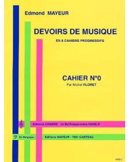 Devoirs De Musique Cahier 0 MAYEUR E.