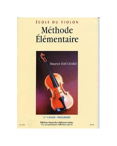 Méthode Elémentaire Vol.2 HAUCHARD MAURICE