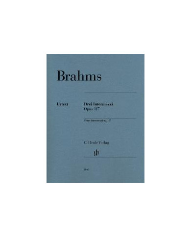 3 Intermezzi Op. 117 BRAHMS JOHANNES