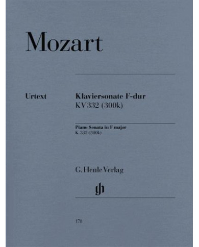 Piano Sonata F Major K. 332 (300K) MOZART WOLFGANG AMADEUS