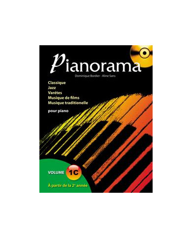 Pianorama Vol.1C Avec Cd SANS ALINE / BORDIER D.