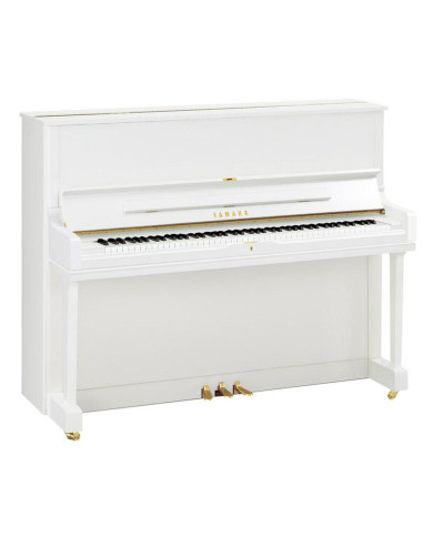 Yamaha  - Piano Droit  YUS1 PWH - Blanc Brillant
