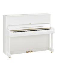Yamaha  - Piano Droit  YUS1 PWH - Blanc Brillant