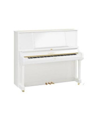 Yamaha - Piano Droit YUS5 PWH blanc Brillant