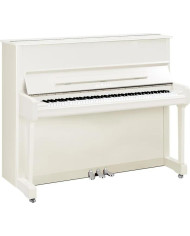 Yamaha - Piano Droit  P121 PWHC Blanc brillant Chrome