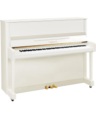 Yamaha - Piano Droit B3 PWH - Blanc Brillant