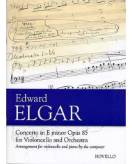 Concerto Cello/Piano In Em Op. 85 ELGAR EDWARD