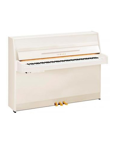 Yamaha - Piano Droit Silent B1 SC3 PWH - Blanc Brillant