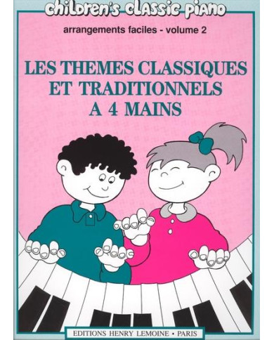 Les Thèmes Classiques Et Traditionnels A 4 Mains Vol.2 HEUMANN HANS-GUNTER