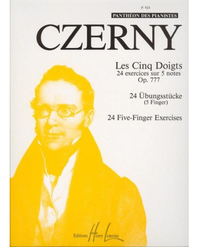 Les 5 Doigts Op. 777 CZERNY KARL