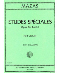 Etudes Speciales Op. 36, Book I MAZAS JACQUES-FEREOL
