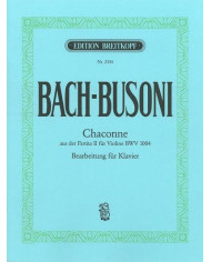 Chaconne D-Moll Aus Bwv 1004 BACH JOHANN SEBASTIAN