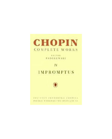 Impromptus CHOPIN FREDERIC / PADEREWSKI