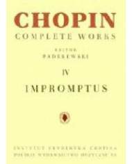 Impromptus CHOPIN FREDERIC / PADEREWSKI