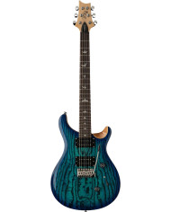 PRS SE Exotic Custom 24 Burled Ash LTD Lake Blue - Guitare électrique