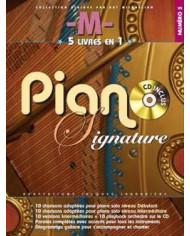 M Piano Signature 5 Recueils En 1 M