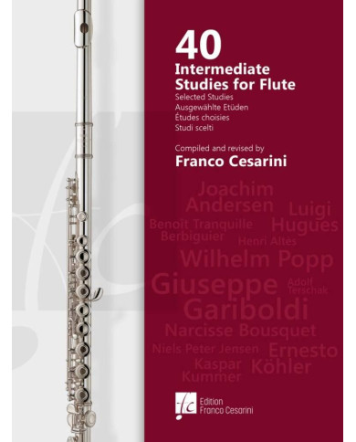 40 Intermediate Studies for Flute