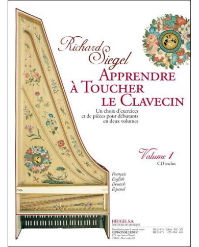Apprendre A Toucher Le Clavecin Vol.1 SIEGEL RICHARD