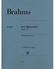 2 Rhapsodies Op. 79 BRAHMS JOHANNES