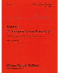 51 Exercises For The Piano BRAHMS JOHANNES